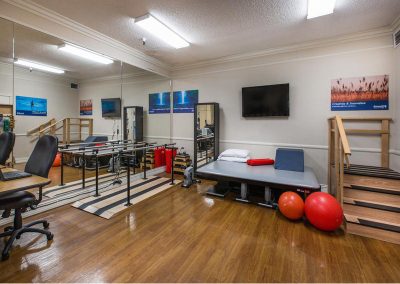 Rehabilitation room at Montebello Care Center